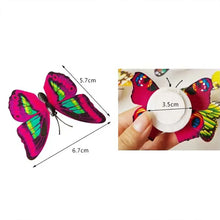 Load image into Gallery viewer, 10pcs 3D LED Butterfly Decoration Night Light Sticker Single and Double Wall Light for Garden Backyard Lawn Party Festive Party