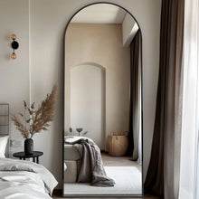 Load image into Gallery viewer, Modern Arched Full-Length Floor Mirror - 58" x 18" Oversized Design
