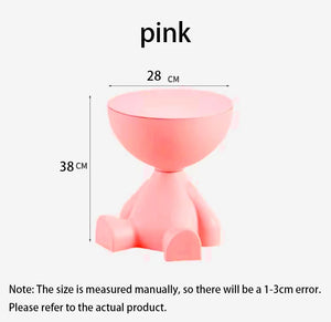 Customized Cartoon Sofa Side Table Creative Flat Head Coffee Table Small Home Plastic Coffee Table Furniture Side Table