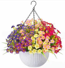 Load image into Gallery viewer, Fake Hanging Flowers With Basket -Artificial Flowers, Outdoor/Indoor Patio Lawn Decor, Artificial Hanging Plants For Wall, , Roo