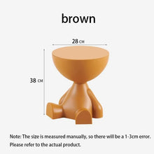 Load image into Gallery viewer, Customized Cartoon Sofa Side Table Creative Flat Head Coffee Table Small Home Plastic Coffee Table Furniture Side Table