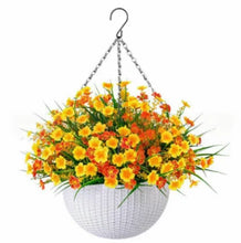 Load image into Gallery viewer, Fake Hanging Flowers With Basket -Artificial Flowers, Outdoor/Indoor Patio Lawn Decor, Artificial Hanging Plants For Wall, , Roo