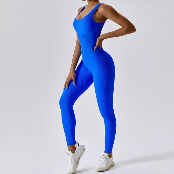 Spring Seamless One-Piece Yoga Suit Dance Belly Tightening Fitness Workout Set Stretch Bodysuit Gym Clothes Push Up Sportswear