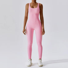Load image into Gallery viewer, Spring Seamless One-Piece Yoga Suit Dance Belly Tightening Fitness Workout Set Stretch Bodysuit Gym Clothes Push Up Sportswear