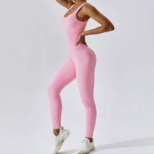 Load image into Gallery viewer, Spring Seamless One-Piece Yoga Suit Dance Belly Tightening Fitness Workout Set Stretch Bodysuit Gym Clothes Push Up Sportswear