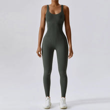 Load image into Gallery viewer, Spring Seamless One-Piece Yoga Suit Dance Belly Tightening Fitness Workout Set Stretch Bodysuit Gym Clothes Push Up Sportswear