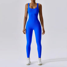 Load image into Gallery viewer, Spring Seamless One-Piece Yoga Suit Dance Belly Tightening Fitness Workout Set Stretch Bodysuit Gym Clothes Push Up Sportswear