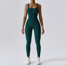 Load image into Gallery viewer, Spring Seamless One-Piece Yoga Suit Dance Belly Tightening Fitness Workout Set Stretch Bodysuit Gym Clothes Push Up Sportswear