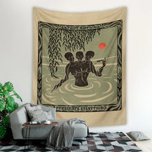Load image into Gallery viewer, Tarot Card Alien Tapestry Wall Hanging Mandala Boho Witchcraft Bohemian Style Decoration Mattress Dorm Room Poster Tapestry