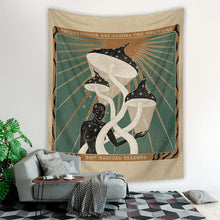 Load image into Gallery viewer, Tarot Card Alien Tapestry Wall Hanging Mandala Boho Witchcraft Bohemian Style Decoration Mattress Dorm Room Poster Tapestry