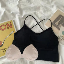 Load image into Gallery viewer, Women Cross Strap Sports Bra Top Women Push Up Sport Bra Yoga Gym Crop Top Brassiere Fitness Top Sport Bra Breathable Bras