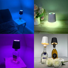 Load image into Gallery viewer, Wireless Wine Bottle LED Table Lamp - Dimmable USB Rechargeable