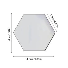 Load image into Gallery viewer, 3D Hexagon Mirror Wall Stickers - DIY Self-Adhesive Set