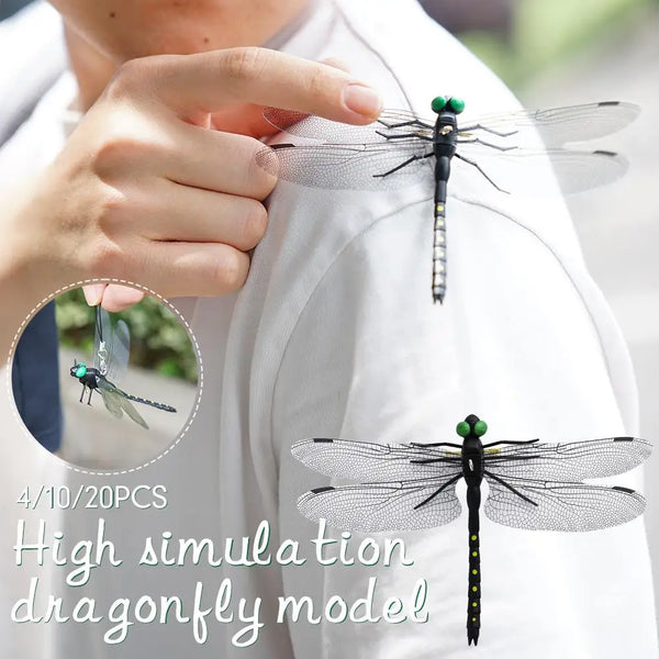 Simulation Dragonfly Hanging Ornament - Lifelike Garden Decor