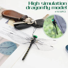Load image into Gallery viewer, Simulation Dragonfly Hanging Ornament - Lifelike Garden Decor