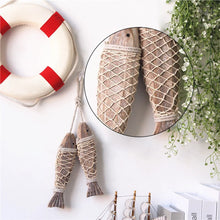Load image into Gallery viewer, Wooden Fish Wall Pendant - Lightweight Hand-Crafted Ornament