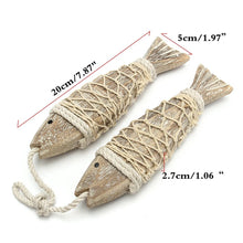 Load image into Gallery viewer, Wooden Fish Wall Pendant - Lightweight Hand-Crafted Ornament