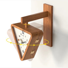 Load image into Gallery viewer, Creative Double-Sided Corner Wall Clock - Silent Geometric Design