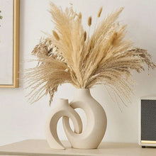 Load image into Gallery viewer, Minimalist European Ceramic Vase Set - Modern White Decor