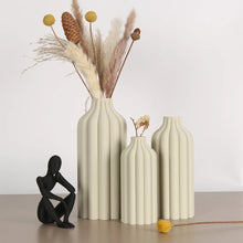 Load image into Gallery viewer, Bohemian Art Vase Set - Earthy Tones Home &amp; Office Decor