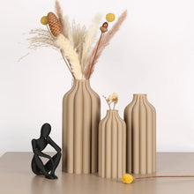 Load image into Gallery viewer, Bohemian Art Vase Set - Earthy Tones Home &amp; Office Decor