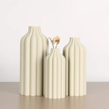 Load image into Gallery viewer, Bohemian Art Vase Set - Earthy Tones Home &amp; Office Decor