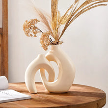 Load image into Gallery viewer, Couple Series Creative Ceramic Vase Set - Modern Indoor Statues