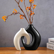 Load image into Gallery viewer, Couple Series Creative Ceramic Vase Set - Modern Indoor Statues