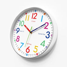 Load image into Gallery viewer, Educational Children's Time Management Wall Clock - Silent Cartoon Design