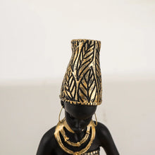 Load image into Gallery viewer, Vintage African Girl Storage Statue - Creative Home Desktop Organizer