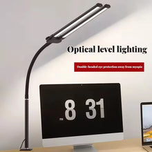 Load image into Gallery viewer, Eye-Caring 10W LED Clamp Desk Lamp - Flexible USB Powered Light