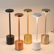 Load image into Gallery viewer, Elegant Metal Rechargeable Table Lamp