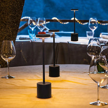 Load image into Gallery viewer, Elegant Metal Rechargeable Table Lamp