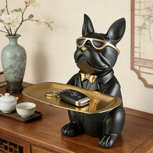 Load image into Gallery viewer, Bulldog Guardian Statue &amp; Storage Tray