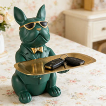 Load image into Gallery viewer, Bulldog Guardian Statue &amp; Storage Tray