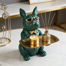 Load image into Gallery viewer, Bulldog Guardian Statue &amp; Storage Tray