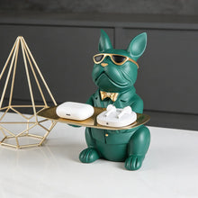 Load image into Gallery viewer, Bulldog Guardian Statue &amp; Storage Tray
