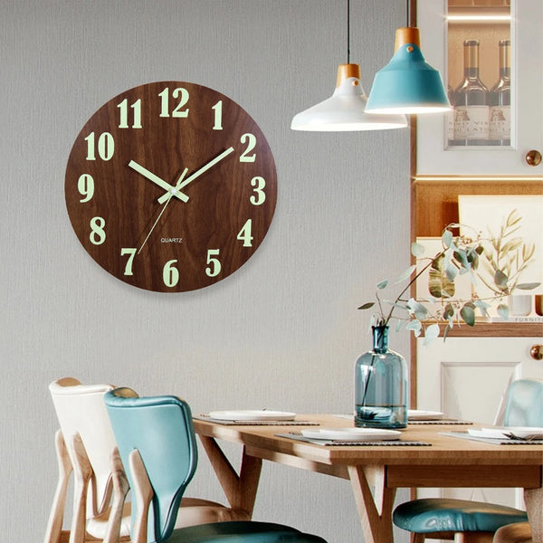 Compact 9-Inch Digital Wall & Table Clock