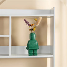 Load image into Gallery viewer, Creative Robot Ceramic Desktop Vase - Artistic Mini Planter
