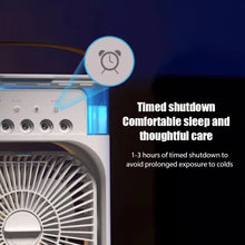 Load image into Gallery viewer, 3-in-1 Mini Portable Mist Cooling Fan - USB Rechargeable Air Cooler