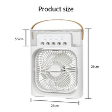 Load image into Gallery viewer, 3-in-1 Mini Portable Mist Cooling Fan - USB Rechargeable Air Cooler