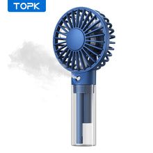 Load image into Gallery viewer, Portable Mini Humidifying Mist Fan - 2000mAh USB Gadget