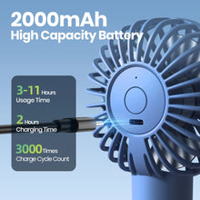 Load image into Gallery viewer, Portable Mini Humidifying Mist Fan - 2000mAh USB Gadget