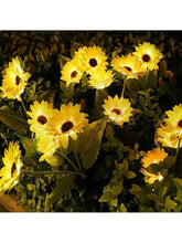 Load image into Gallery viewer, Solar Powered Sunflower Ground Lights - Waterproof Garden Decor