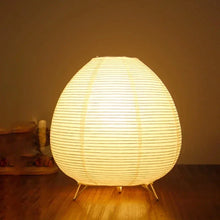 Load image into Gallery viewer, Traditional Japanese Rice Paper Lantern - Minimalist LED Lamp