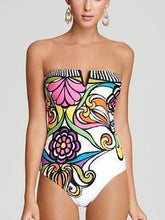 Load image into Gallery viewer, Siamese Printed Bikini One Piece Sexy Swimsuit