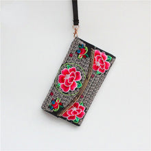 Load image into Gallery viewer, Ethnic Embroidery Bag Ladies Embroidery Coin Purse Hand Shoulder Dual-purpose Leisure Bag