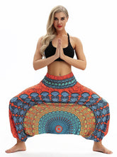 Load image into Gallery viewer, Leisure Digital Printing Loose Fitness Yoga Wide-leg Dance Bloomers