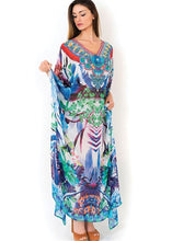 Load image into Gallery viewer, Printed Bohemia Loose Split-side Beach Cover-ups Swimwear