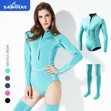 Load image into Gallery viewer, Adult Jumpsuit Warm Wetsuit Snorkeling Clothes